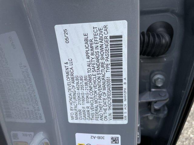 new 2025 Honda Accord Hybrid car, priced at $38,289