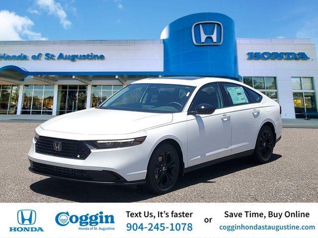 new 2025 Honda Accord car, priced at $30,705