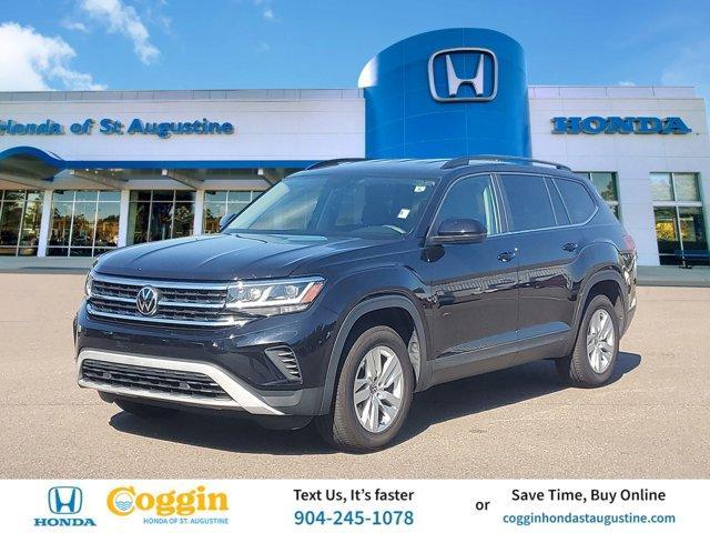 used 2021 Volkswagen Atlas car, priced at $18,877