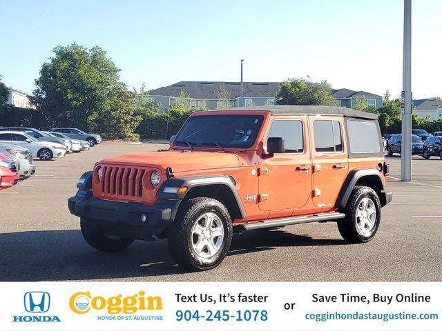 used 2020 Jeep Wrangler Unlimited car, priced at $29,062