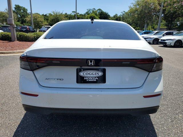 new 2025 Honda Accord car, priced at $30,705