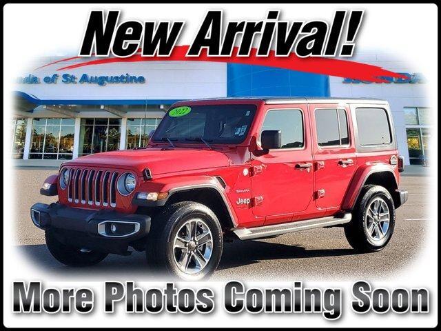 used 2022 Jeep Wrangler Unlimited car, priced at $36,512