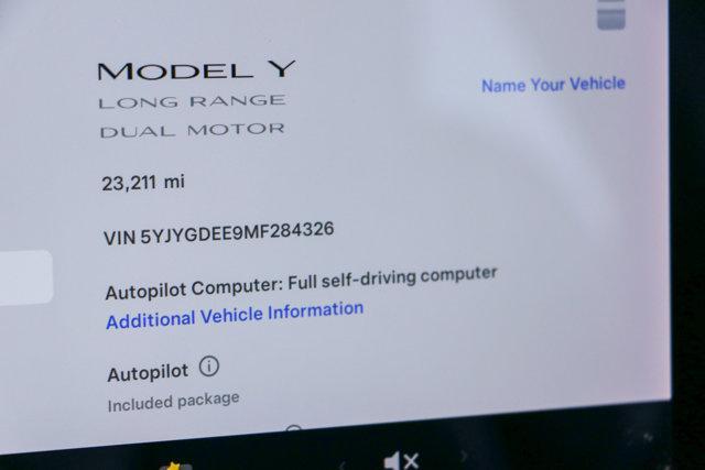 used 2021 Tesla Model Y car, priced at $31,995