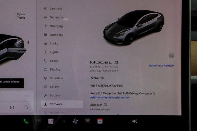 used 2019 Tesla Model 3 car, priced at $21,995