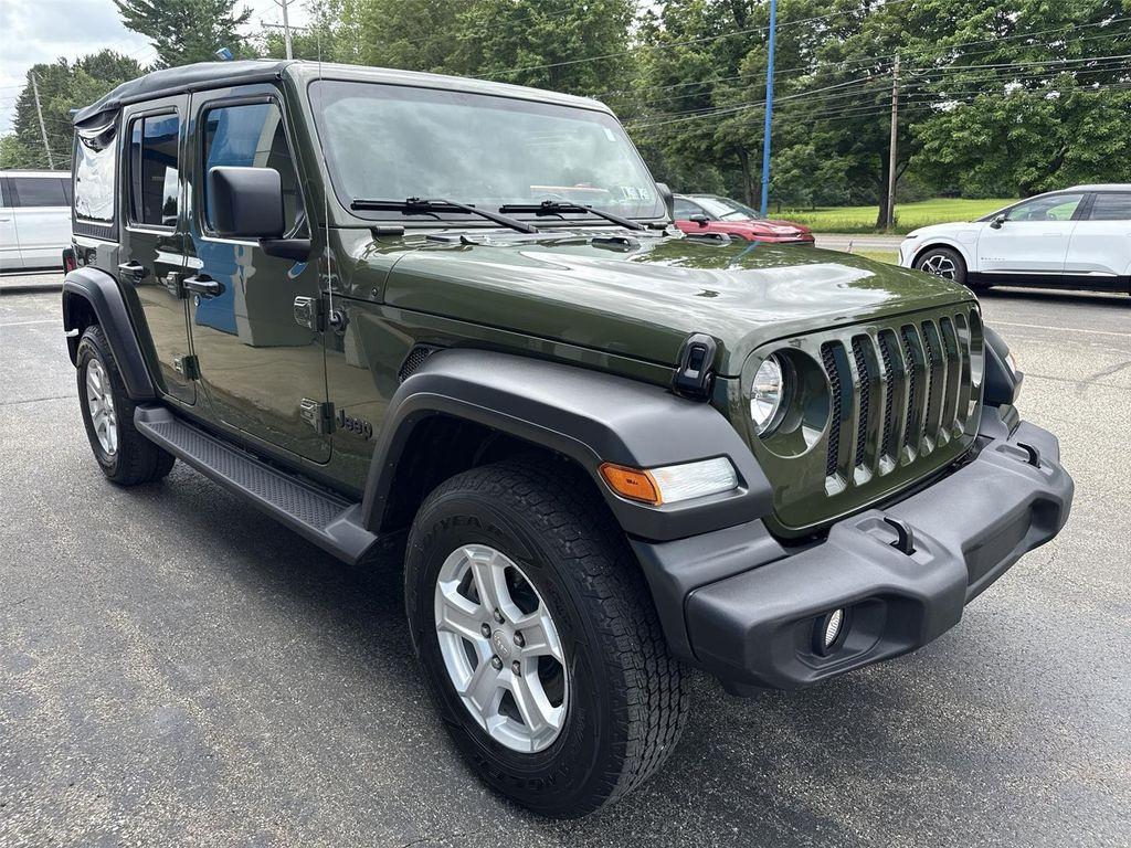 used 2021 Jeep Wrangler Unlimited car, priced at $28,500