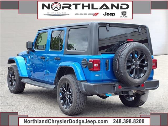 used 2022 Jeep Wrangler Unlimited 4xe car, priced at $34,999
