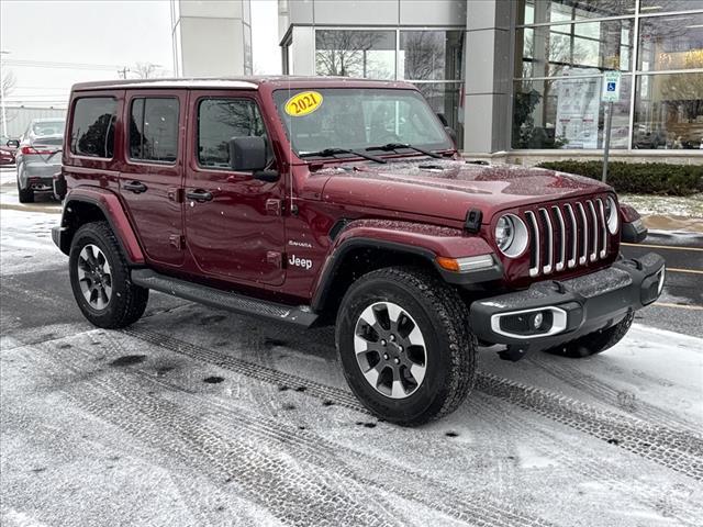 used 2021 Jeep Wrangler Unlimited car, priced at $31,995