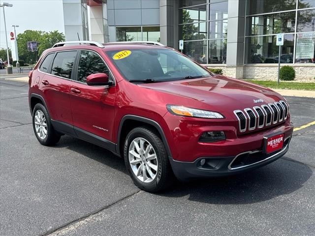 used 2017 Jeep Cherokee car, priced at $12,499