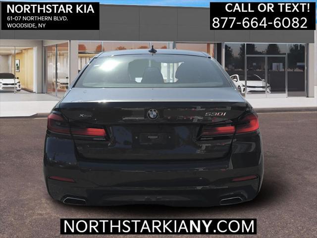 used 2021 BMW 530 car, priced at $32,400