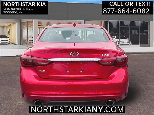 used 2021 INFINITI Q50 car, priced at $23,500