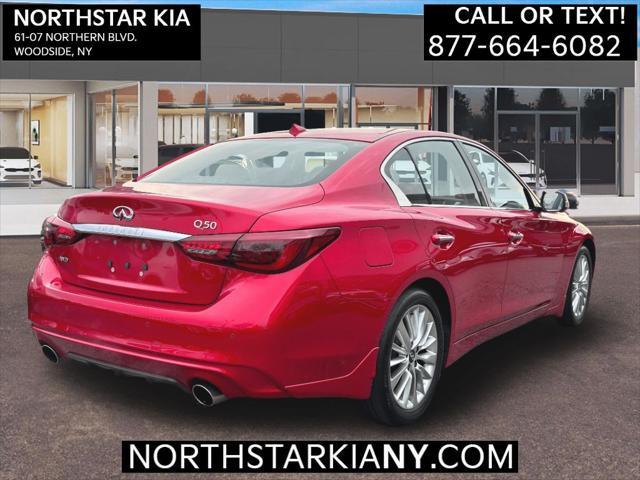 used 2021 INFINITI Q50 car, priced at $23,500