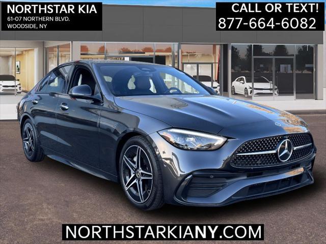 used 2022 Mercedes-Benz C-Class car, priced at $30,900