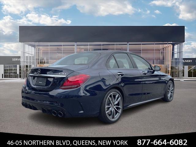 used 2020 Mercedes-Benz AMG C 43 car, priced at $27,500