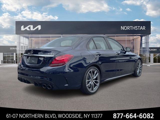 used 2020 Mercedes-Benz AMG C 43 car, priced at $27,500