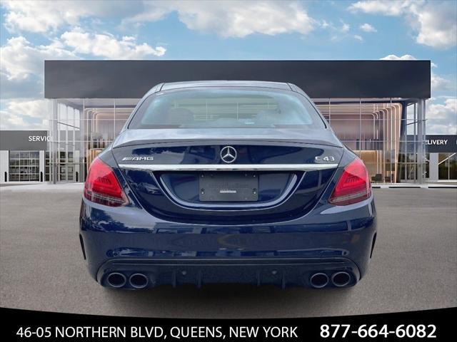 used 2020 Mercedes-Benz AMG C 43 car, priced at $27,500