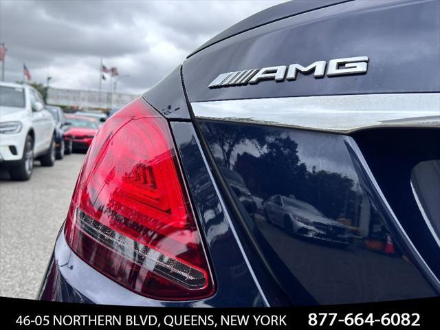 used 2020 Mercedes-Benz AMG C 43 car, priced at $27,500