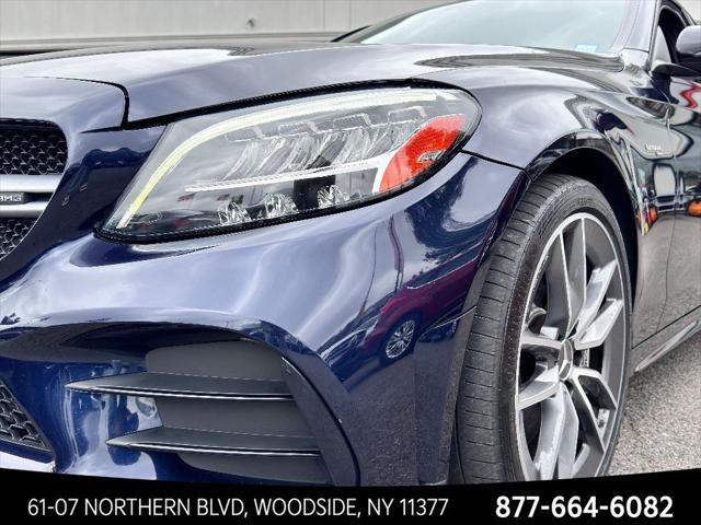 used 2020 Mercedes-Benz AMG C 43 car, priced at $27,500