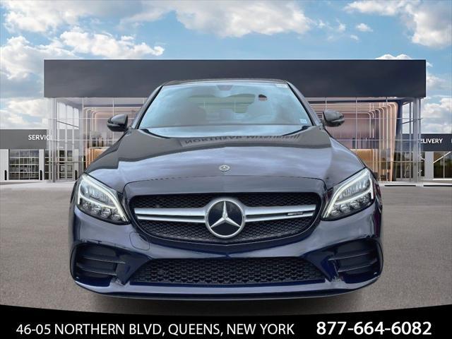 used 2020 Mercedes-Benz AMG C 43 car, priced at $27,500