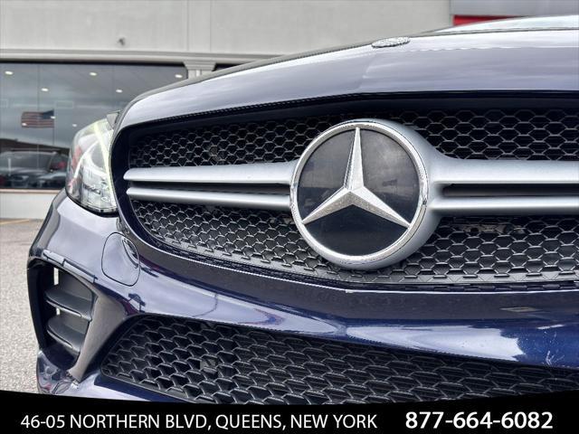 used 2020 Mercedes-Benz AMG C 43 car, priced at $27,500