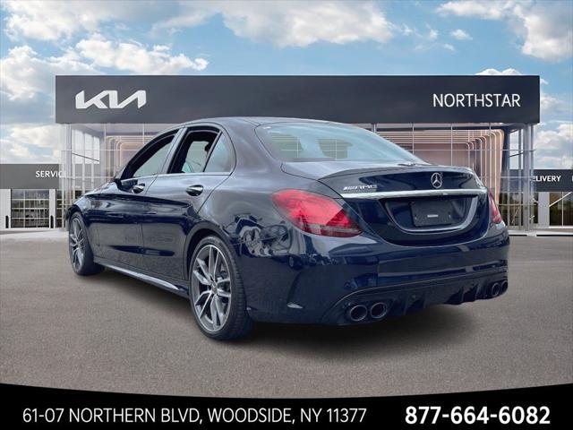 used 2020 Mercedes-Benz AMG C 43 car, priced at $27,500