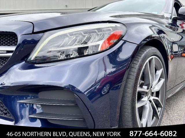 used 2020 Mercedes-Benz AMG C 43 car, priced at $27,500