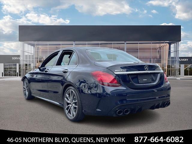 used 2020 Mercedes-Benz AMG C 43 car, priced at $27,500