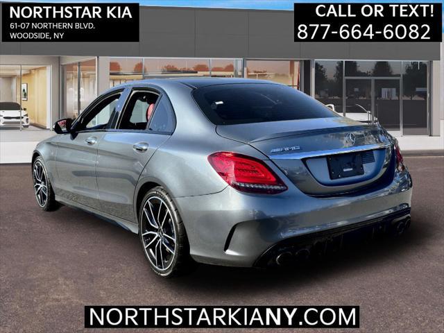 used 2020 Mercedes-Benz AMG C 43 car, priced at $33,500