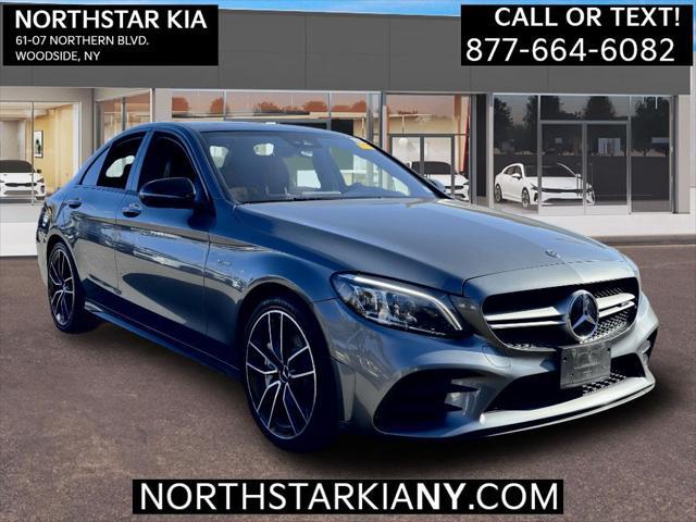 used 2020 Mercedes-Benz AMG C 43 car, priced at $33,500