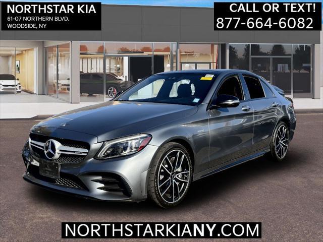 used 2020 Mercedes-Benz AMG C 43 car, priced at $33,500