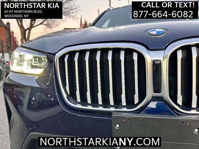 used 2022 BMW X3 car, priced at $32,495