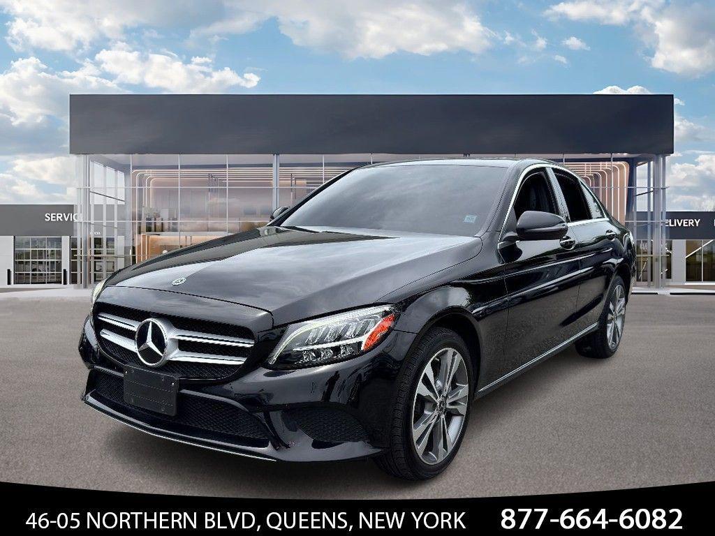 used 2021 Mercedes-Benz C-Class car, priced at $26,000