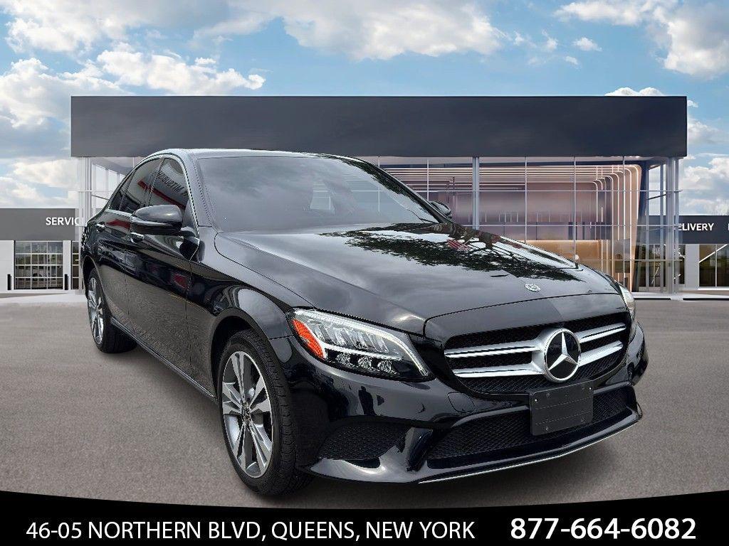 used 2021 Mercedes-Benz C-Class car, priced at $26,000