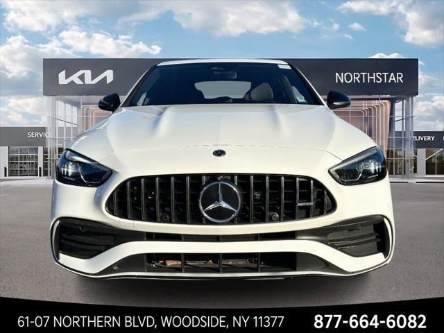 used 2023 Mercedes-Benz AMG C 43 car, priced at $39,500