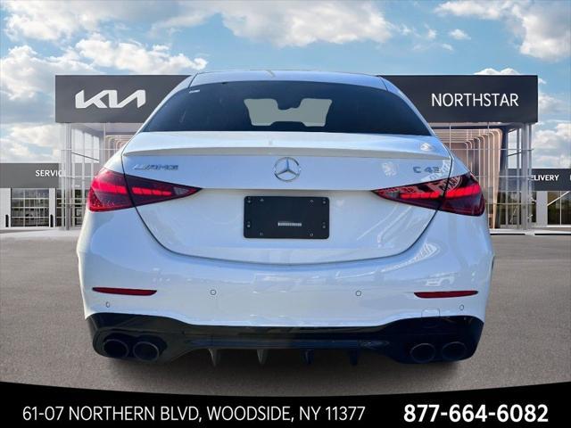 used 2023 Mercedes-Benz AMG C 43 car, priced at $39,500