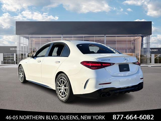 used 2023 Mercedes-Benz AMG C 43 car, priced at $39,500