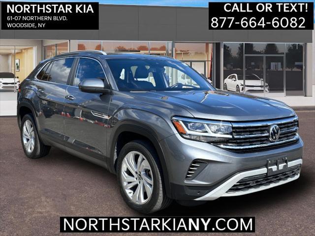 used 2021 Volkswagen Atlas Cross Sport car, priced at $23,495