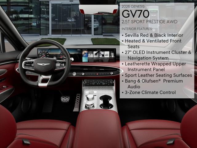 new 2026 Genesis GV70 car, priced at $61,540
