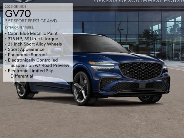 new 2026 Genesis GV70 car, priced at $72,685