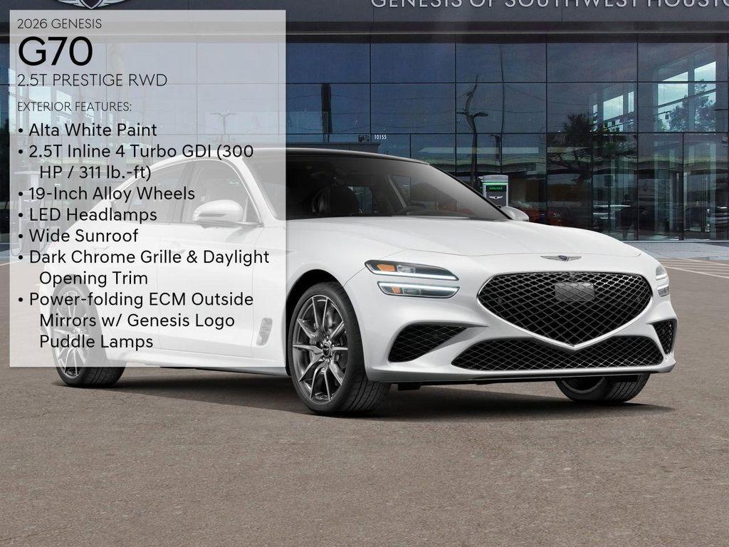 new 2026 Genesis G70 car, priced at $49,505