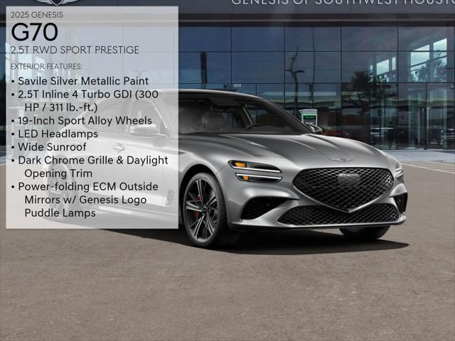 new 2025 Genesis G70 car, priced at $48,655