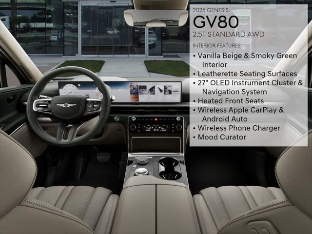 new 2025 Genesis GV80 car, priced at $61,055