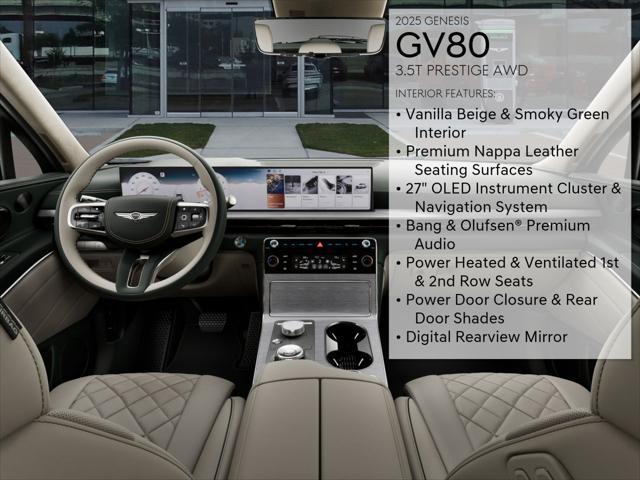 new 2025 Genesis GV80 car, priced at $82,850