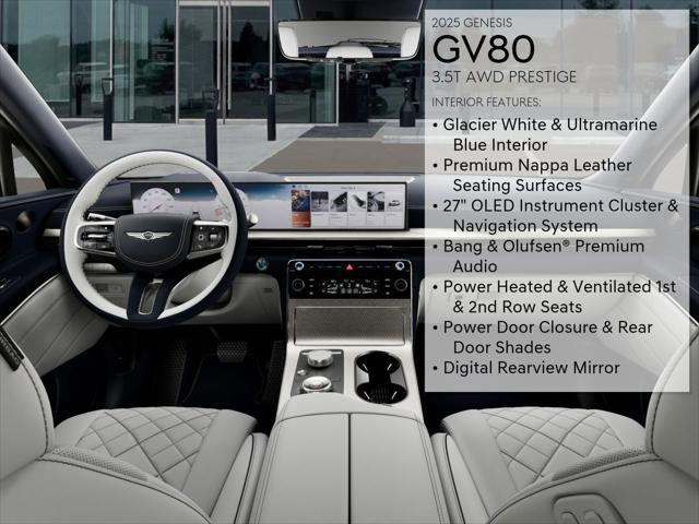 new 2025 Genesis GV80 car, priced at $82,160