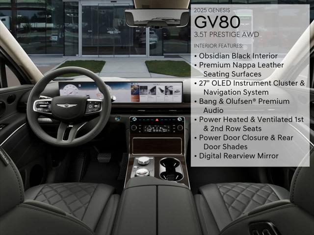 new 2025 Genesis GV80 car, priced at $83,820