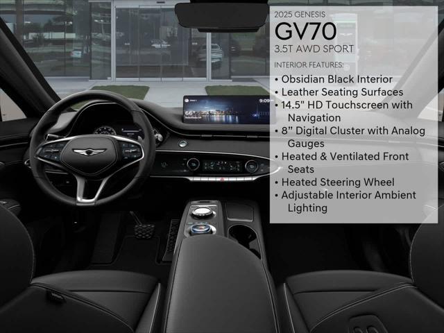 new 2025 Genesis GV70 car, priced at $58,627