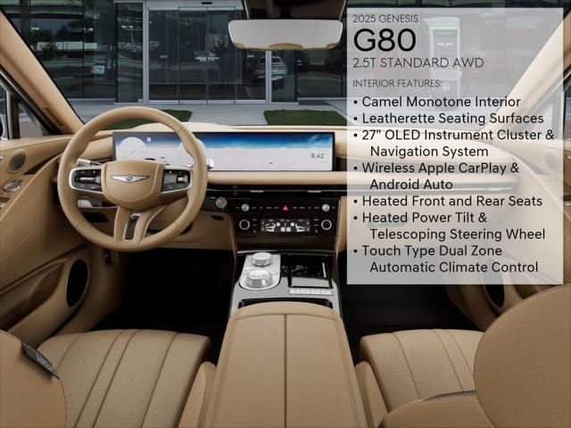 new 2025 Genesis G80 car, priced at $59,440