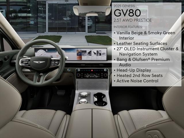 new 2025 Genesis GV80 car, priced at $73,455