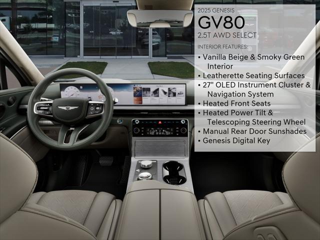 new 2025 Genesis GV80 car, priced at $68,930