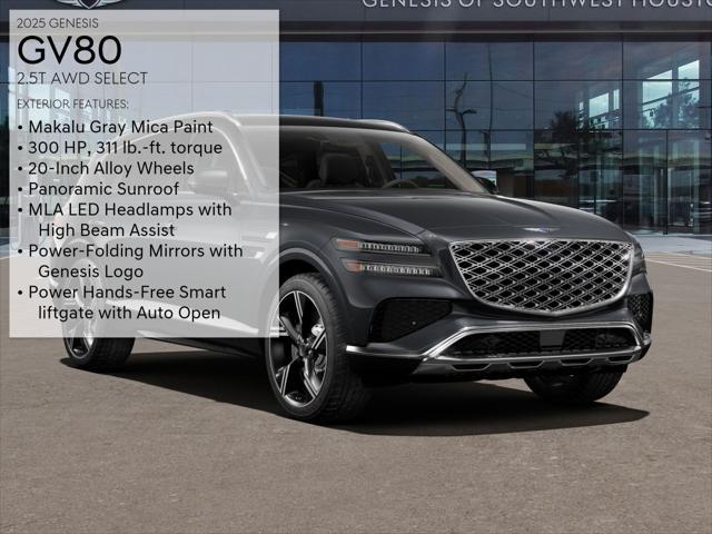 new 2025 Genesis GV80 car, priced at $68,930