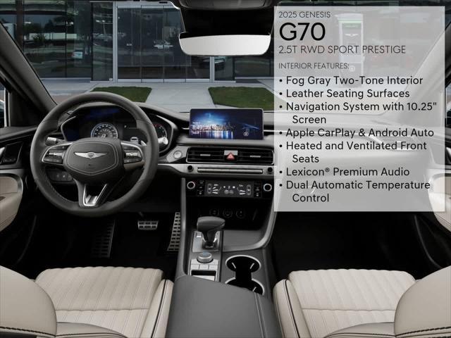 new 2025 Genesis G70 car, priced at $48,405